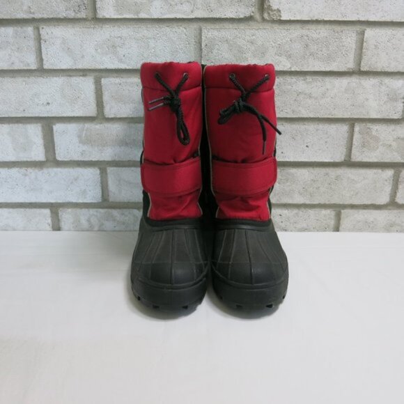 L. L. Bean Nylon Winter Insulated Cold Weather Boots Hike Kids Footwear 6 - Picture 4 of 7